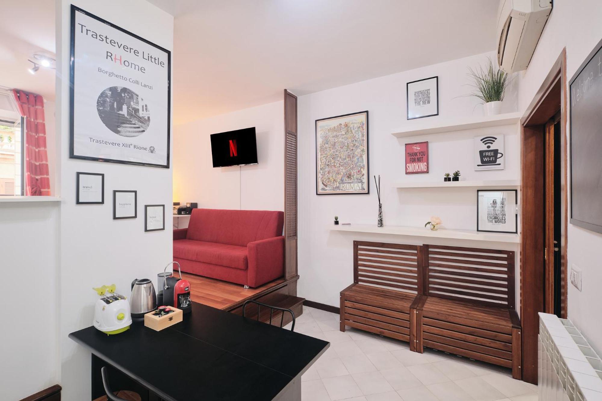 Trastevere- Flat Con Giardino, Ac, Wi-Fi & Netflix Ρώμη Εξωτερικό φωτογραφία