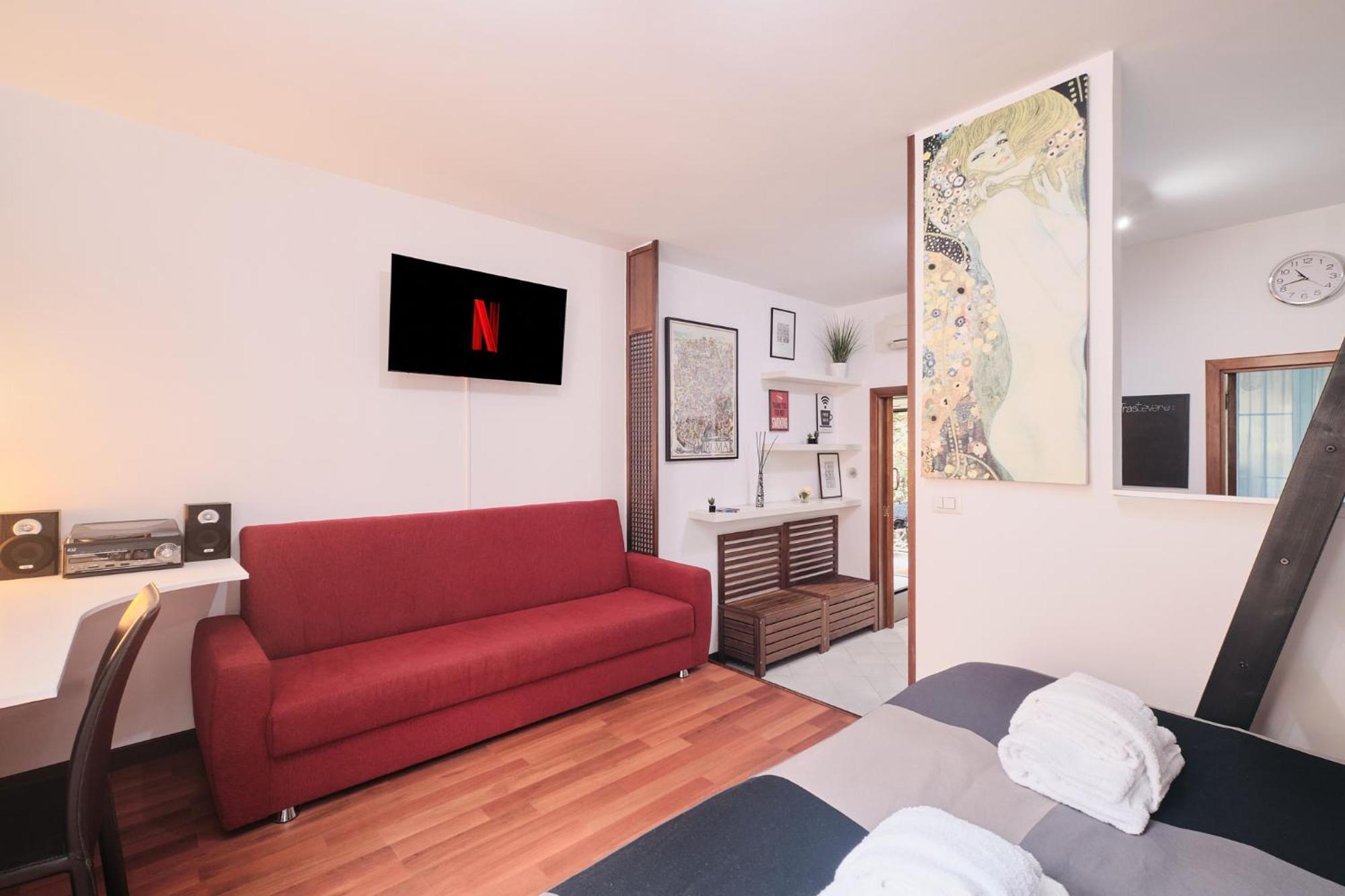 Trastevere- Flat Con Giardino, Ac, Wi-Fi & Netflix Ρώμη Εξωτερικό φωτογραφία